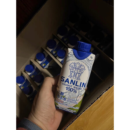 直观点评感受三麟三麟100%椰子水24瓶体验反馈优缺点，分享一个月感受告知