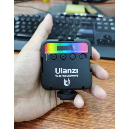 全新揭秘ulaziVL49RGB+三脚架+手机夹好用吗？老司机爆料必看！