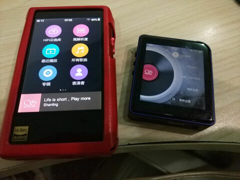 入手感受比较山灵m2x和m5s无损音乐播放器区