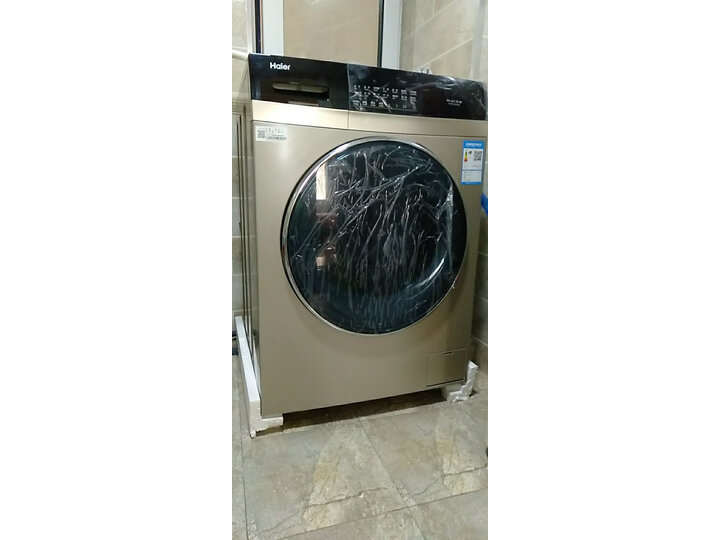 海尔（Haier)10公斤免清洗变频全自动洗衣机FMS100-B261U1(金)质量众测怎么样呢？？？用后半年客观评价评测感【内幕曝光】 首页推荐 第4张