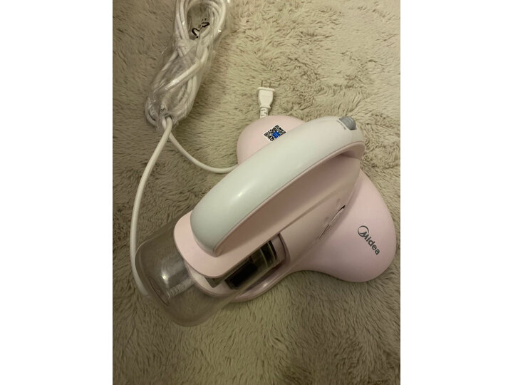 美的（Midea）除螨仪MC1 有线手持床上家用除螨仪 四重过滤 高频拍打 小型去除螨虫神器 粉色_0 首页推荐 第4张