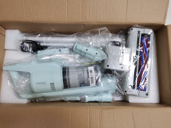 美的（Midea）无线手持充电除螨吸尘器P2G 家用车载大吸力立式吸尘器持久续航 无线无绳 除螨仪 淡雅绿_0 首页推荐 第6张