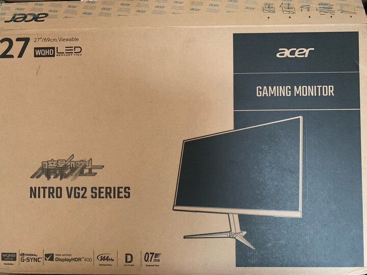 宏碁(Acer) 暗影骑士27英寸Nano IPS屏显示器畅玩吃鸡VG272U P新款评测怎么样啊？？上档次吗，亲身体验诉说感受 首页推荐 第8张