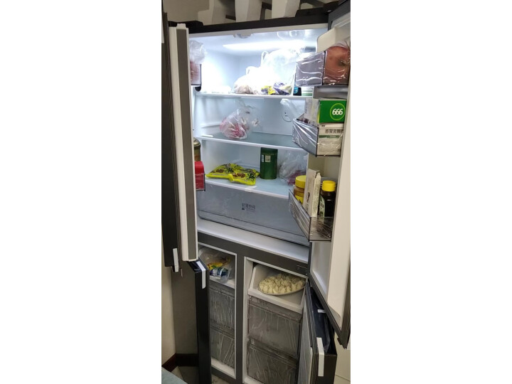 美的61厘米薄407升电冰箱BCD-407WSPZM(E)使用咋样？解析质量优缺点 对比评测 第5张