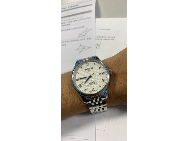 天梭(TISSOT)瑞士手表 力洛克系列钢带机械男士手表T006.407.11.033.00 比较测评怎么样？？内幕评测，有图有真相 首页推荐 第4张