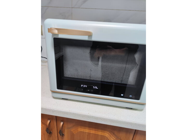 大厨【老板电器】大容量台式蒸烤箱一体机家用 珐琅 烤箱蒸箱空气炸 DB610D 海盐蓝 对比评测 第5张