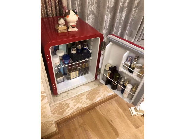 HCK哈士奇 采用施华洛世奇元素仿水晶复古化妆品小冰箱BC-46SIA怎么样.质量好不好【内幕详解】 首页推荐 第10张