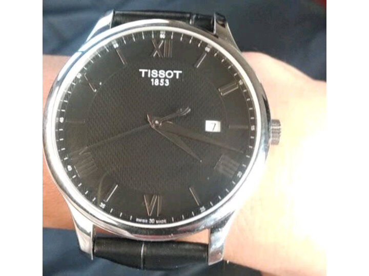 天梭(TISSOT)瑞士手表 俊雅系列皮带石英男士手表T063.610.16.058.00怎么样,质量很烂是真的吗【使用揭秘】 首页推荐 第11张