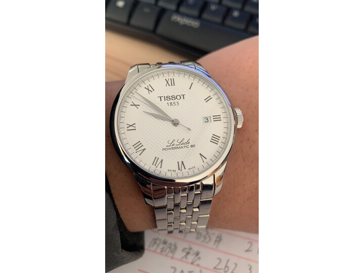 天梭(TISSOT)瑞士手表 力洛克系列钢带机械男士手表T006.407.11.033.00 比较测评怎么样？？内幕评测，有图有真相 首页推荐 第7张