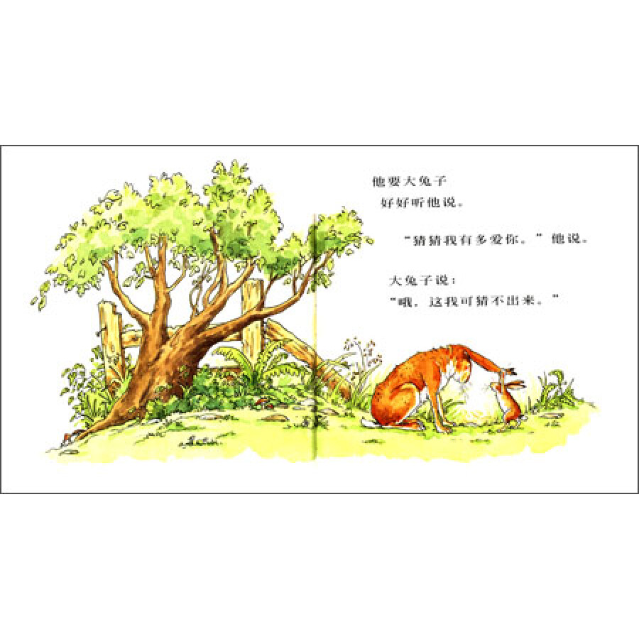 信谊绘本世界精选图画书:猜猜我有多爱你(最新版)