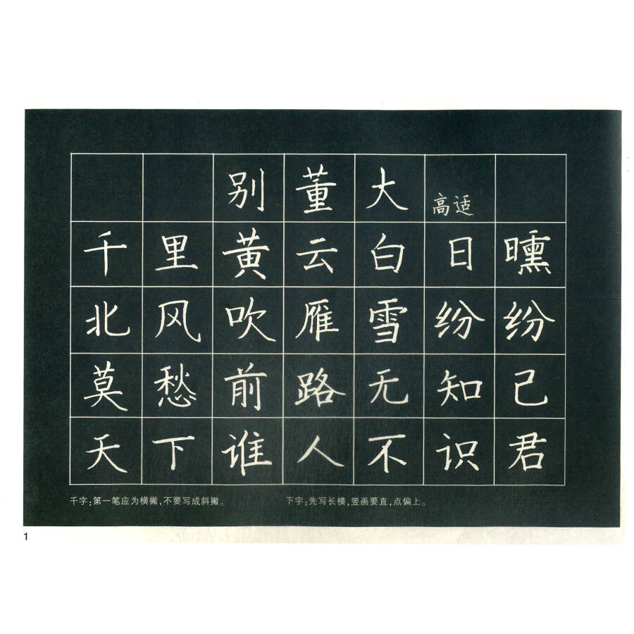 书法 硬笔书法 古诗七十五首粉笔字帖  作者简介   袁建良,1956年出生