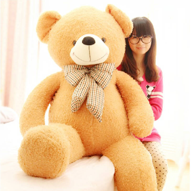 毛绒玩具熊1米6 大号泰迪熊小熊熊公仔狗熊抱