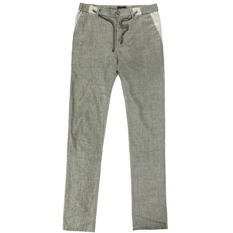 老力时 2014夏季新款休闲亚麻裤子男宽松韩版