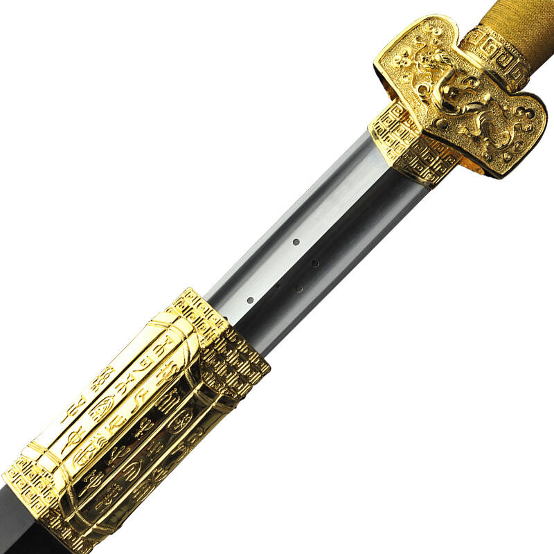中国工艺美术大师沈新培作品-军魂剑 龙泉宝剑
