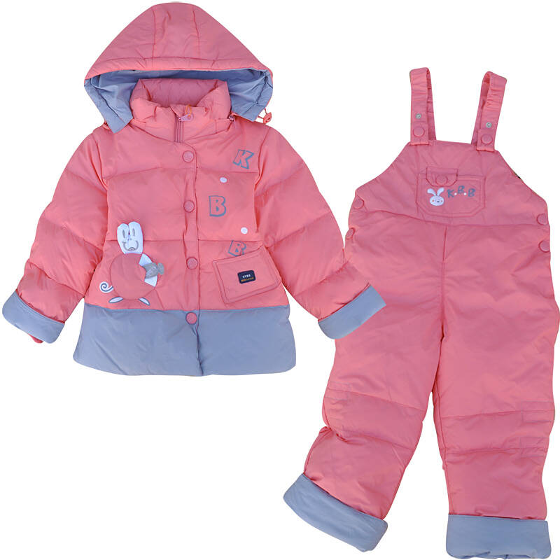 酷羽宝宝新款冬季羽绒服 儿童装羽绒套装 幼儿