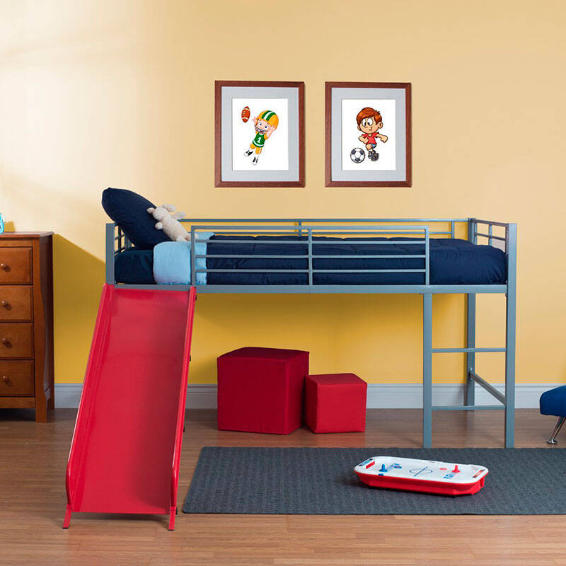 美国DOREL 家具儿童滑梯床 带护栏宜家 儿童