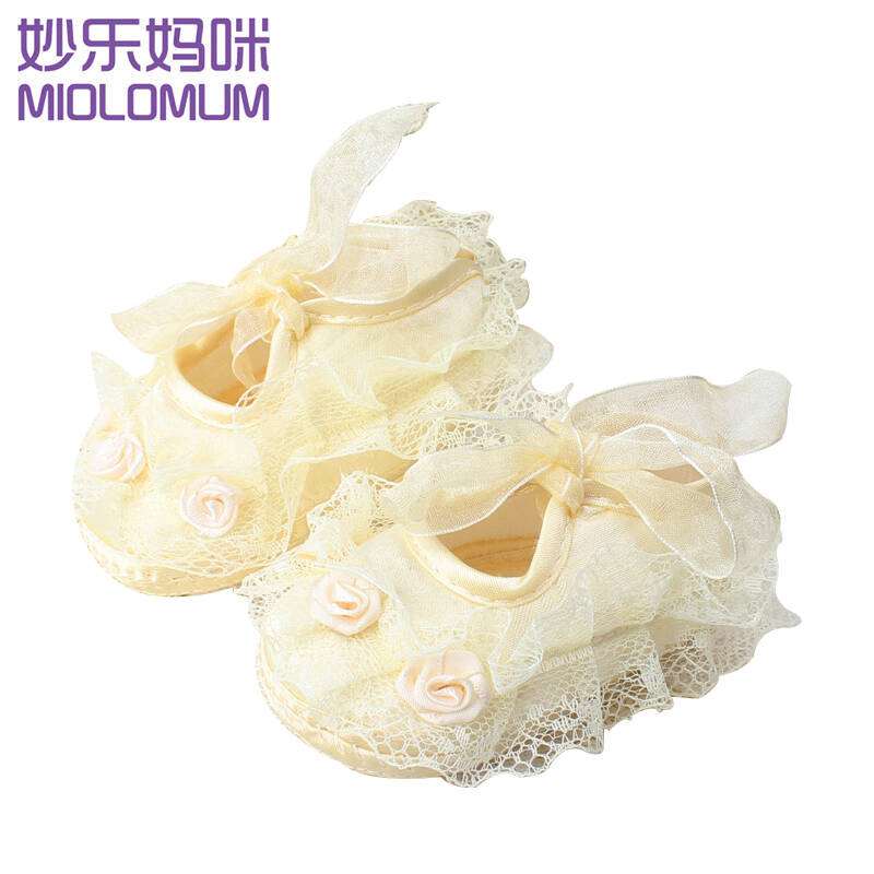 妙乐妈咪(MIOLOMUM)春新款0-1岁女宝宝鞋 蕾