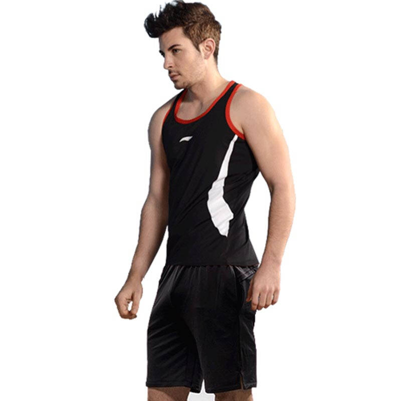 运动服夏套装 健身房男 夏季运动器械服装 瑜伽