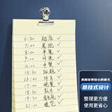 晨光(M&G)文具19mm银色圆形票夹 办公资料整理夹 财务票据夹 6个装ABS92640