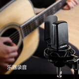 得胜（TAKSTAR）SM-18 大振膜电容麦克风 专业录音手机直播声卡设备套装