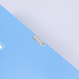 晨光（M&G）ADM94813经济型档案盒塑料耐用牢固粘扣 A4文件盒资料盒 背宽35mm 蓝色 单个装