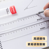 晨光(M&G)文具20cm学生办公通用直尺 测量绘图尺子 办公用品  ARL96004考试推荐考公考研