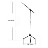 得胜（TAKSTAR） ST-6麦克风支架 万向旋转悬臂话筒支架 防震可伸缩架子 防喷网 ST-1000落地支架