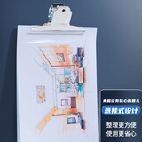 晨光(M&G)文具145mm山形票据票夹 财务票据夹金属票据夹子画板夹 办公用品 大号 2个装ABS92639