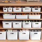 百草园 无盖34*26.5*20.5 桌面收纳盒 18L