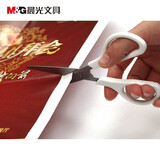 晨光（M&G）文具150mm 学生剪刀 儿童手工剪纸刀 剪子 10把装 颜色随机 ASS91334