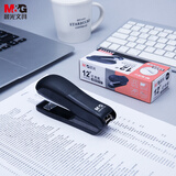【超级爆款】晨光(M&G)文具12#订书机 25页耐用便携订书器 桌面省力装订办公用品 黑色ABS92722开学必备