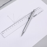 晨光（M&G）MP1001 简约经典中小学生按动金属自动铅笔铁杆铅笔 0.5MM 单支装