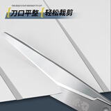 晨光文具190mm家用强力剪刀 厨房生活手工剪纸刀  软胶手柄舒适 办公剪子 红色单把装ASSN2245