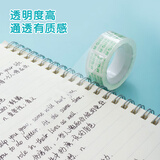 晨光(M&G)文具透明胶带 高透易撕小胶带 开学必备学生手工胶布18mm*18y(16.5米/卷) 8卷装AJD97322