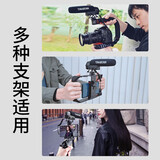 得胜（TAKSTAR）SGC-600 单反相机麦克风 摄像机外接录音枪式采访话筒 DV拾音麦克风 黑色