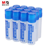 晨光（M&G）125ml高粘度液体胶 办公快干耐用胶水 学生手工黏胶(软胶头涂抹均匀) 12个装AWG97003