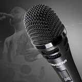 得胜（TAKSTAR）TA-60有线动圈麦克风 专业演出唱歌话筒 家庭ktv演唱K歌卡拉OK舞台录音会议主持麦克风 黑色