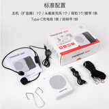 得胜（TAKSTAR）便携式扩音器小蜜蜂教学专用便携式扩音器大功率导游促销喊话扩音器 黑色