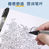 晨光(M&G)文具 双粗头大容量黑色记号笔马克笔油性笔防水物流快递笔大头笔办公用品 12支/盒MG2110