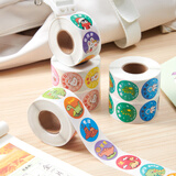 DSB（迪士比）儿童奖励贴纸圆形大号男孩奖励表扬贴幼儿园粘贴纸小贴画 1000贴 RS-204