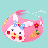 叁沃 森邂礼开学季儿童不织布DIY手工制作遮阳帽子幼儿园创意无纺布材料包 女款