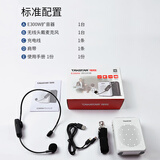 得胜（TAKSTAR）E300W便携式无线小蜜蜂扩音器教师专用大功率喇叭导游蓝牙小音箱 黑色