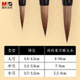 晨光(M&G)文具中号一品狼毫毛笔 小学生书法练字笔 绘画毛笔 文房四宝练字字帖生日文具AWB46902
