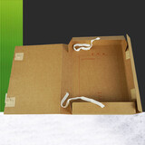 创新 文书档案盒新版进口无酸纸牛皮纸文件档案盒资料盒收纳盒 2cm-10个