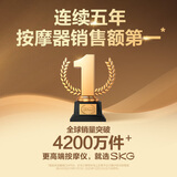 skg眼部按摩器  仿生气囊指腹按揉可视热敷便携护眼仪  送长辈父母男女友生日礼物 E3-2代尊享款白色