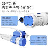 叁沃 马桶配件全套按钮进水阀排水老式上水阀通用水箱抽水器坐便器