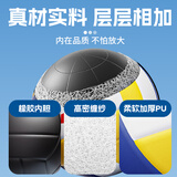 李宁排球中考标准比赛训练专用5号初中生体育考试软硬排成人儿童五号