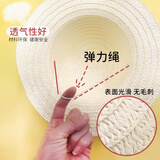 叁沃 庐播 儿童草帽diy帽子手工制作材料包创意手绘涂鸦幼儿园绘画美术活动 diy涂鸦草帽-地球