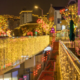 叁沃 露营满天星灯串彩灯灯串氛围灯彩 彩灯闪灯灯串满天星户外灯串太 暖色 [插电加密款]50米1000灯