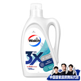 威露士（Walch）3X除菌洗衣液机洗家用 酵素配方除螨洗衣液去污去渍有效除菌99.9% 瓶装3L（原味）4瓶/箱